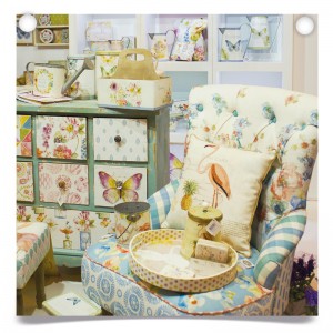 Fleur floral furniture at Spring Fair