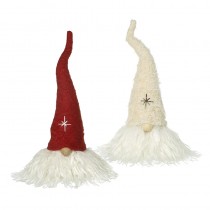 Gonk Head With Red And Cream Hat Mix