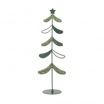 Metal Green Xmas Tree Sml