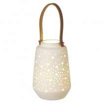 Lantern Wth Cut Out Stars And Handle Lrg