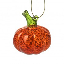 Glass Hanging  Pumpkin