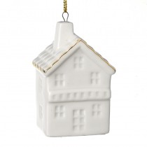 Gold Tip Roof Hanging White House