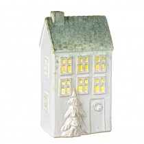 Tall White House Light-Up