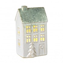 Tall White House Light-Up