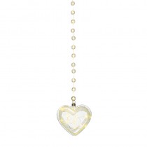 Lg Light Up Heart With Bead Hanger
