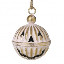 Hanging Metal Pumpkin Bell