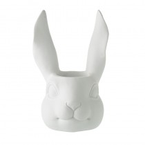 White Bunny Head Pot