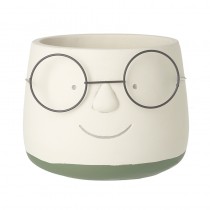 Flower Pot Wearing Glasses