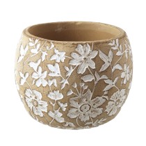 Cream Flower Pot