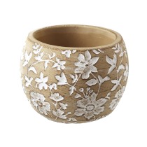 Cream Flower Pot