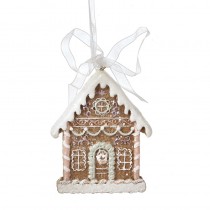 Resin Gingerbread House Hanging Decor