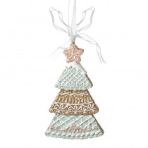 Resin Gingerbread Tree Hanging Decor