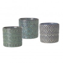 Patterned Ceramic Pot Mix