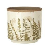 Ceramic Fern Pattern Pot