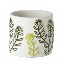 Small Cement Leaf Pot
