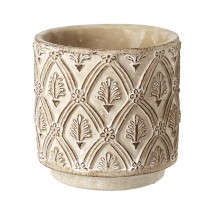 Medium Cement Patterned Pot