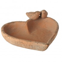 Heart Bird Bath