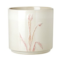 Cream Pot With Pink Flower Design