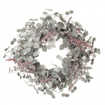 Silvery Red Wreath