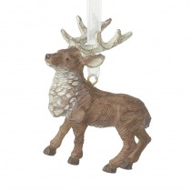 Resin Hanging Stag Decoration