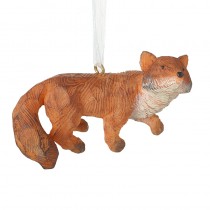 Resin Hanging Fox Decoration