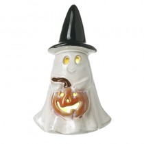 Light Up Ghost With Black Hat