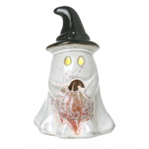 Light Up Ghost With Black Hat Sml