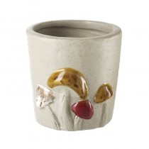 Cream Pot With Toadstool Pattern Lrg