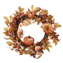 Autumnal Pumpkin Wreath