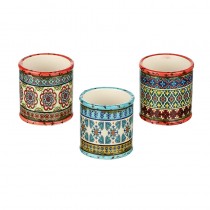 Colourful Round Pot Mix