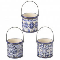 Mix Of 3 Round Pot Lanterns
