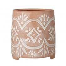 Small Pattern Terracotta Pot