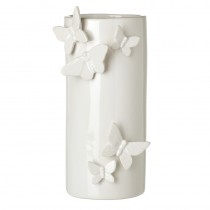 White Butterfly Pot