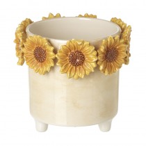 Sunflower Ceramic Pot