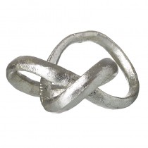 Silver Metal Decorative Knot