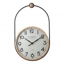 Grand Hotel Oval Hanging Clock