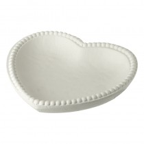 White Heart Plate