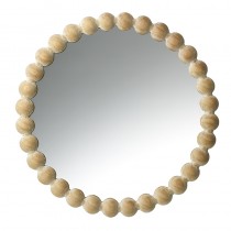 Mirror With Cream Frame