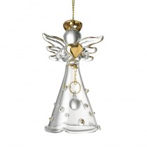 Floaty Polka Dot Dress Angel With Heart