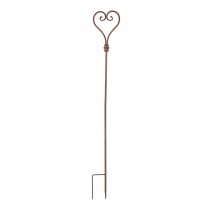 Curly Heart Garden Metal Stake