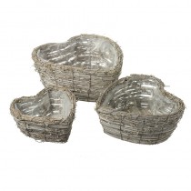 Heart Shaped Baskets Set