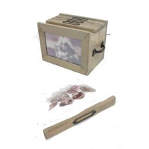Wooden Photo Box With Drawers