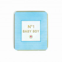 Metal No 1 Baby Boy Magnet