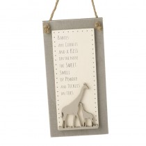 Giraffe Animal Plaque
