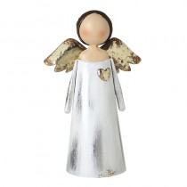 Metal Angel Gold Heart Dress