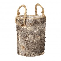 Large Bark Pot With Handles