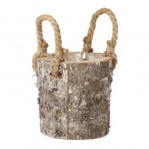 Bark Pot With Handles