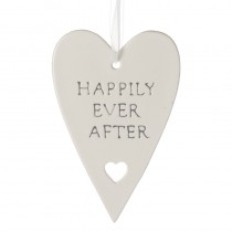 Hanging Ceramic Heart Plaque