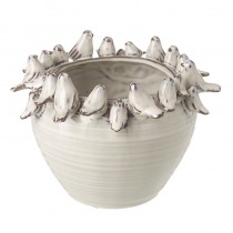 Medium Pot With Birds