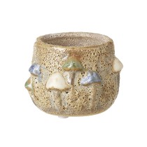Mushroom Ceramic Plant Pot Sml